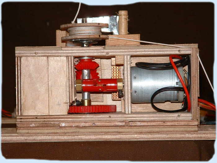 Servoless winch prototype A motor